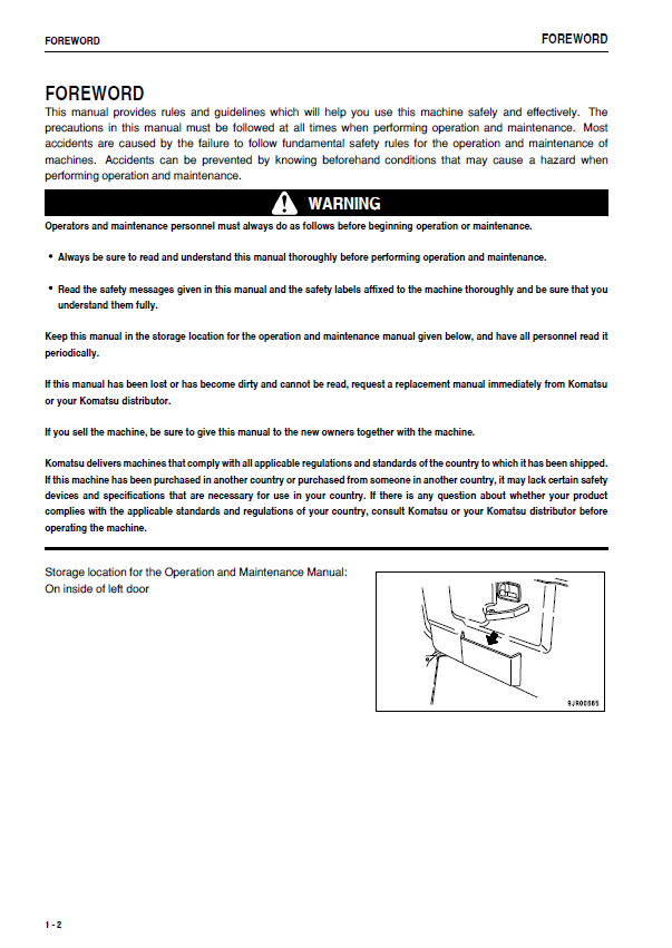 Download Komatsu HM300-1 Articulated Dump Truck Manual