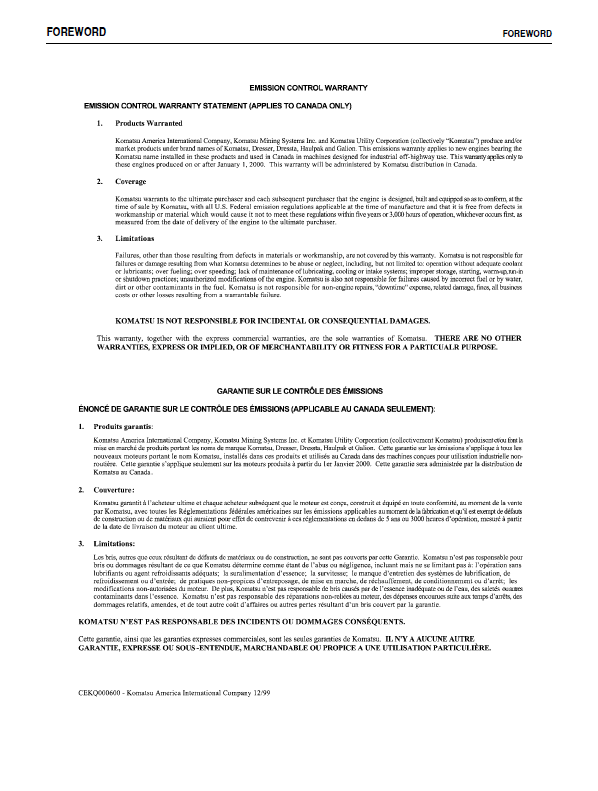 Download Komatsu PC09-1 Maintenance & Operation Guide PDF