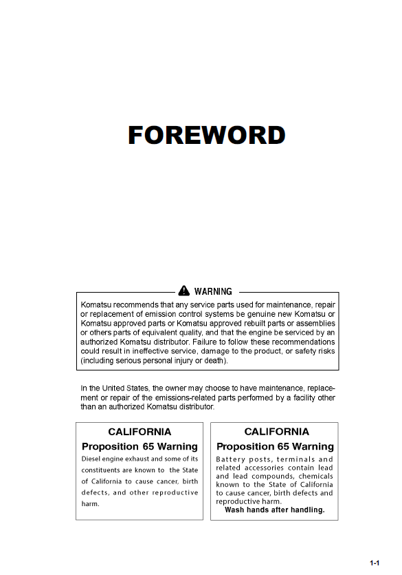 Download Komatsu PC240LC-10 TEN00509-03 Operation & Maintenance Manual