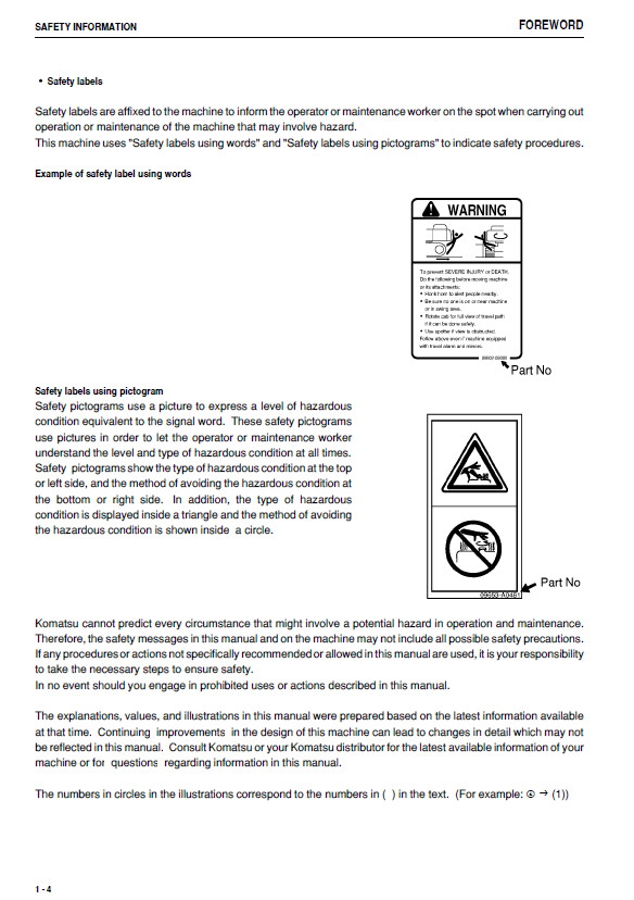 Download Komatsu PC27MR-3 and PC35MR-3 Excavator PDF Manual