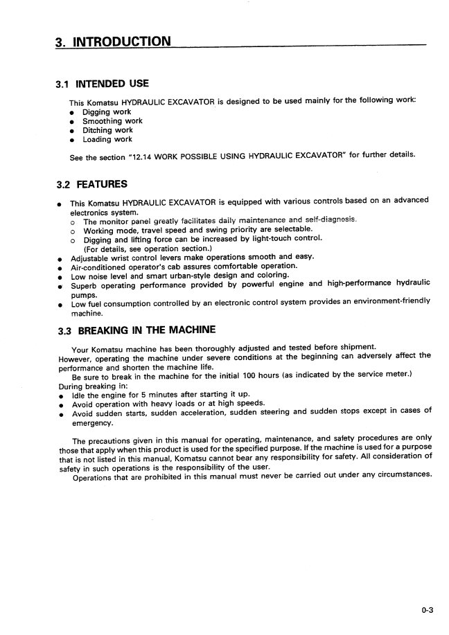 Download Komatsu PC300-6 & PC350-6 Operation Manual SEAM009000 PDF