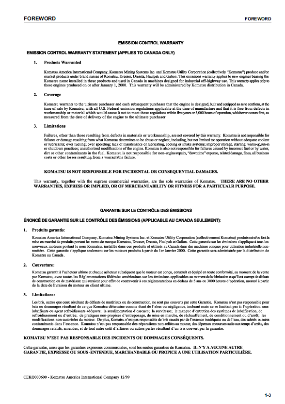 Download Komatsu PC300-7 PC350-7 Excavator Operation & Maintenance Manual