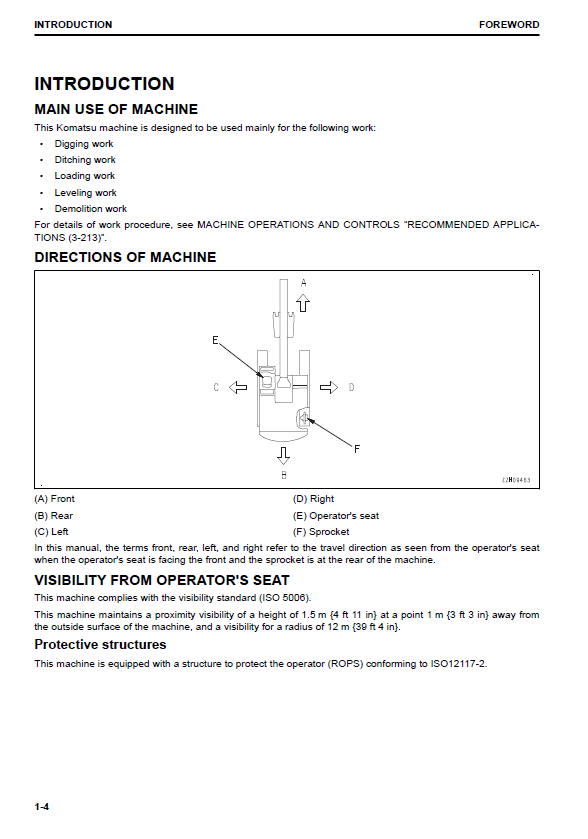 Download Komatsu PC360LC-11 Hydraulic Excavator Manual TEN00778-00