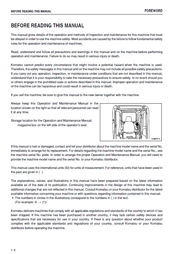 Download Komatsu PC400LC-8 & PC450LC-8 Excavator Service Manual