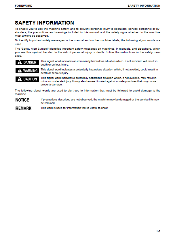Download Komatsu PC490LC-11 Maintenance & Operation Manual