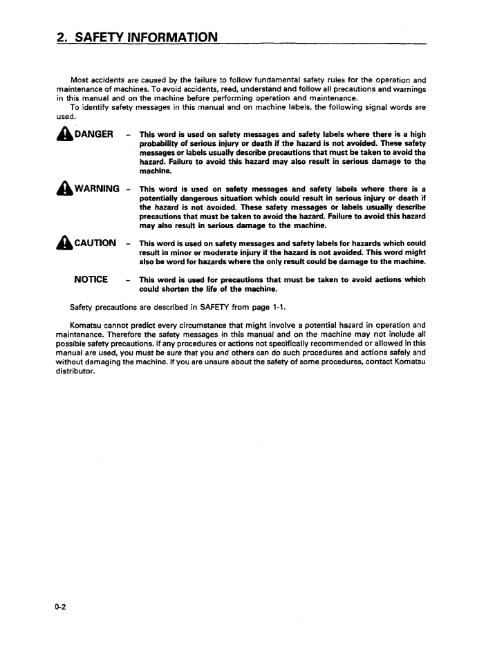 Download Komatsu PC60-7 Hydraulic Excavator Service Manual SEAM009600 PDF