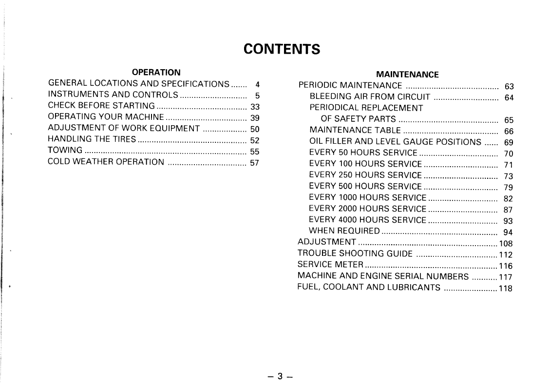 Download Komatsu WA380-1 WA420-1 Wheel Loader Manual PDF (Publication SEAMU4230106)