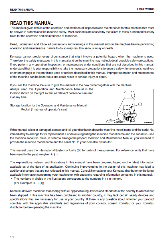 Download Komatsu WA600-6 Manual PDF - TEN00462-08