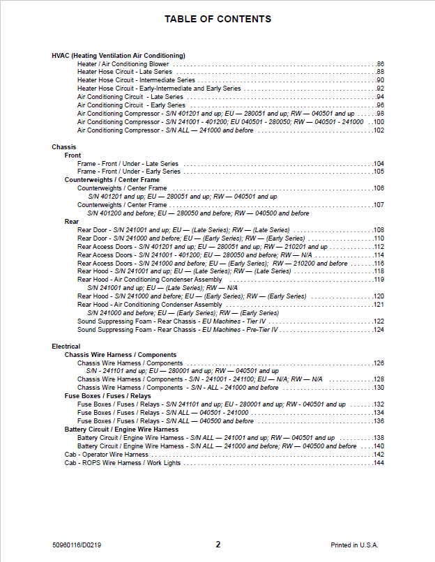 Download MUSTANG 2100RT NXT3 Parts Catalog Manual 50960116 PDF