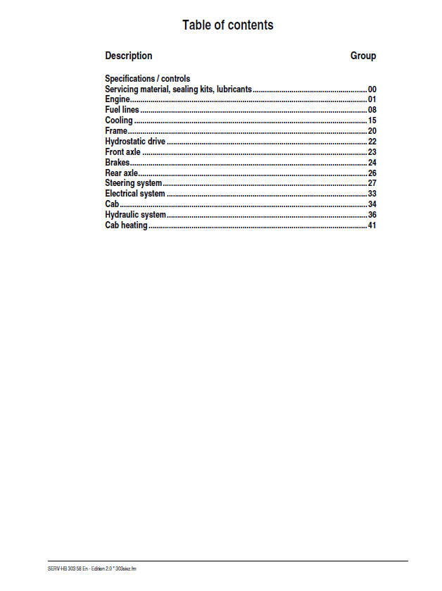 Download MUSTANG ML52 Wheel Loader Workshop Service Manual PDF