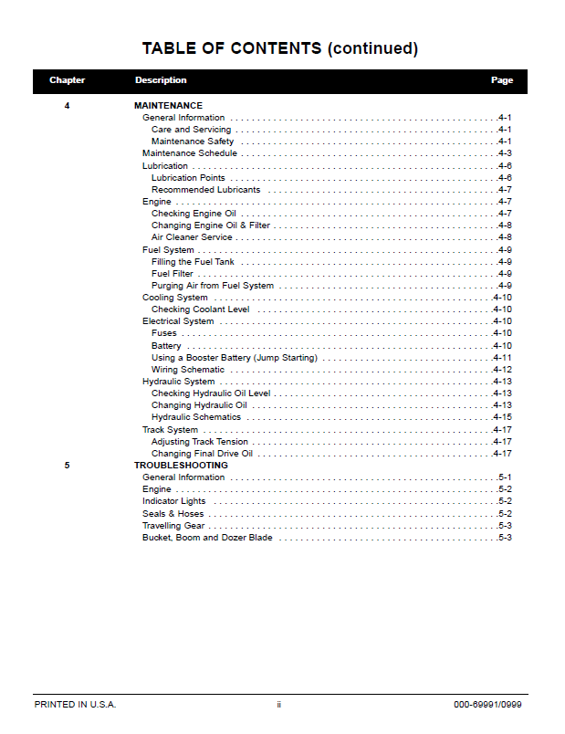 Download Mustang 000-69991 Excavator Operator Manual - 5002RD & 6002RD Models