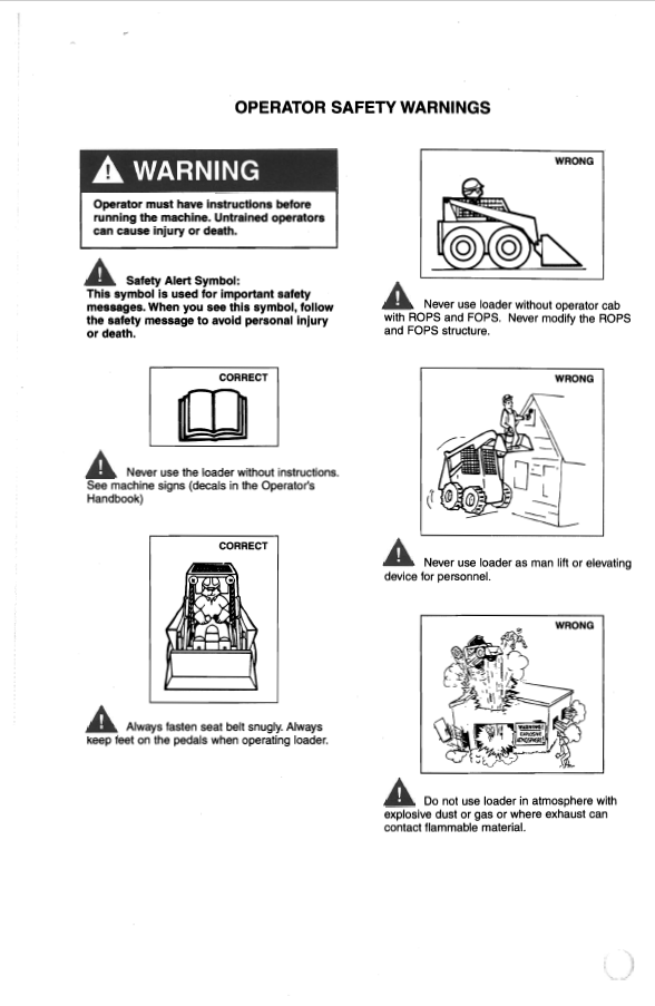 Download Mustang 2040 2042 2050 Skid Steer Loader Manual PDF