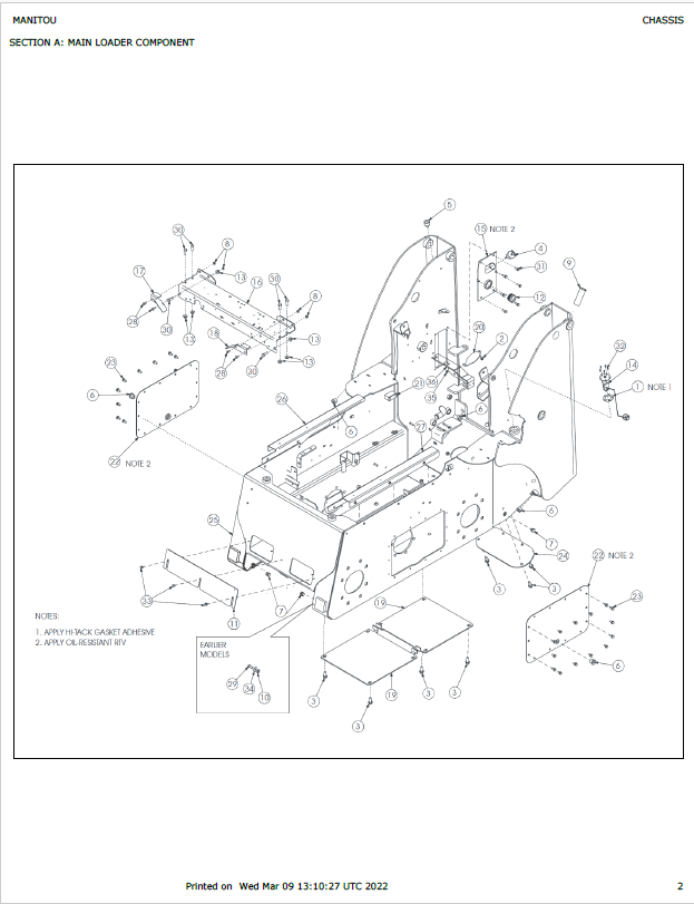 Download Mustang 2056 Series II Parts Manual PDF 50950013