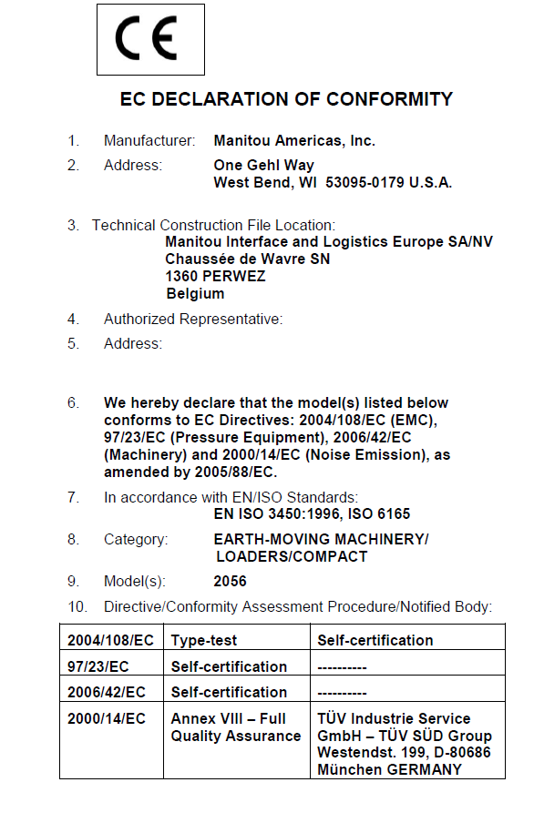Download Mustang 2056 Skid-Steer Loader 917402 Operator Guide