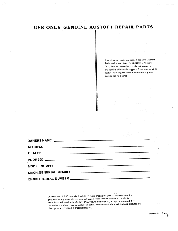 Download Mustang 310 Skid Steer Parts Manual 000-32786 Complete PDF