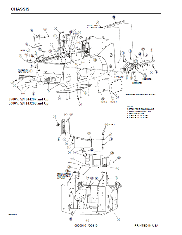 Download Mustang 3300V NXT2 Skid Steer Parts Manual PDF - 50950151