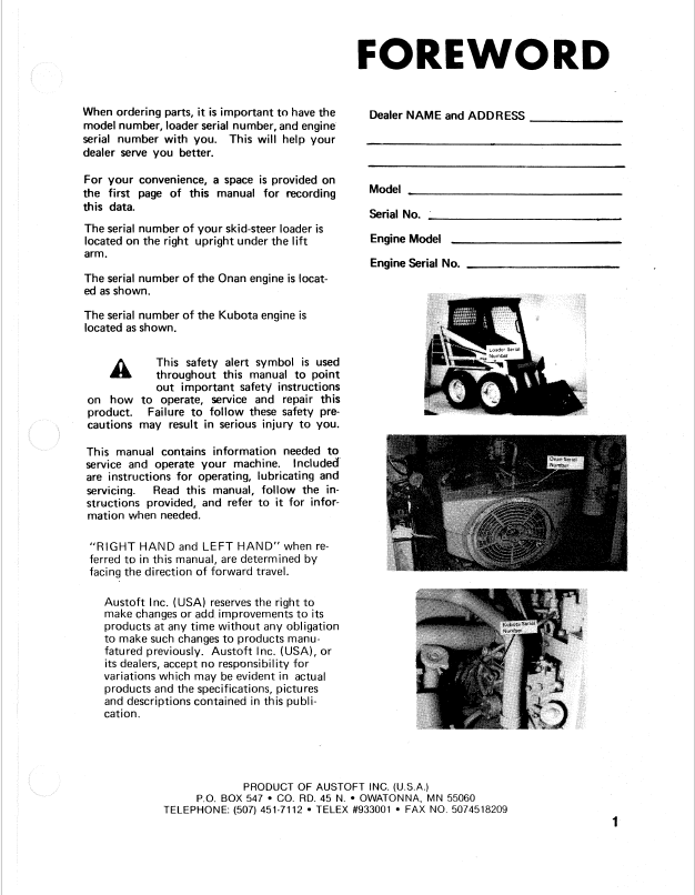 Download Mustang 332 Loader Manual 000-12836 Complete PDF