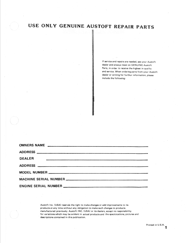 Download Mustang 440 Skid Steer Parts Manual 000-53748 PDF