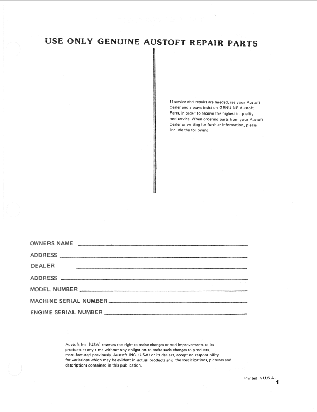 Download Mustang 445 Skid Steer Loader Parts Manual 000-66796
