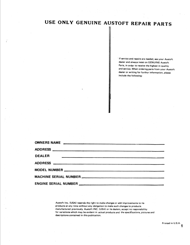 Download Mustang 552 Skid Steer Parts Manual 000-49854 Complete PDF