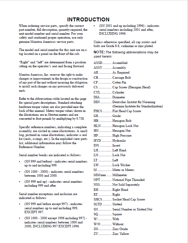 Download Mustang 6003 Tier III Compact Excavator Parts Manual 918080