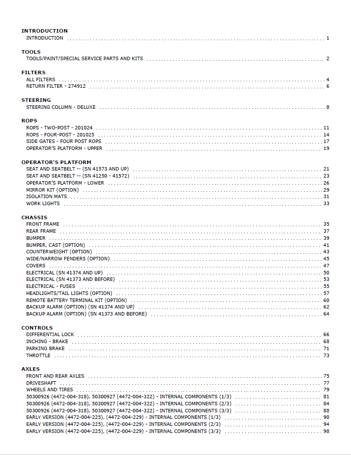 Download Mustang AL406 918420 Parts Manual PDF