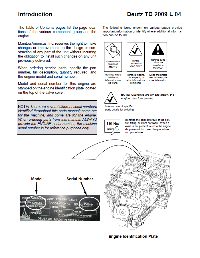Download Mustang Detuz L04 Engine Parts Manual 913315 PDF