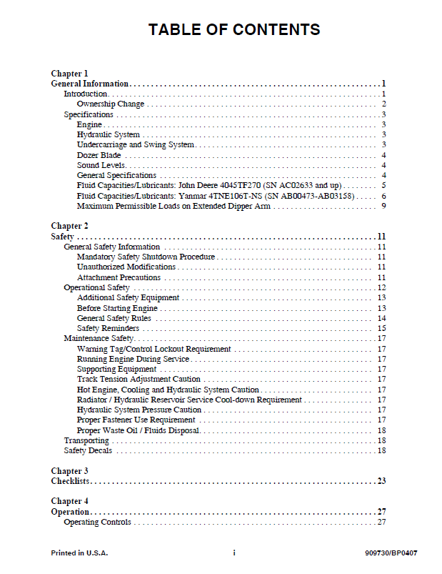 Download Mustang ME12002 Compact Excavator Manual 909730