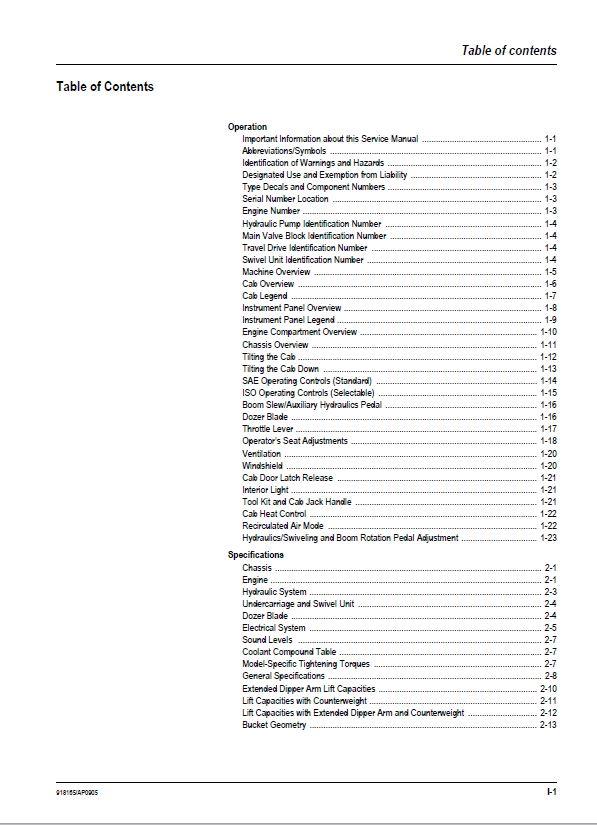 Download Mustang ME7503ZT Compact Excavator Service Manual PDF