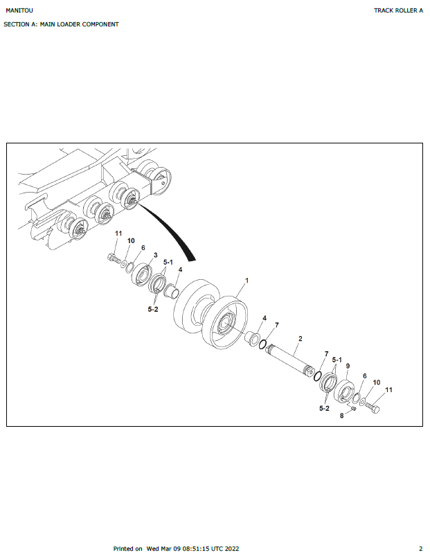 Download Mustang MTL312 Parts Catalog Manual Ref 917317