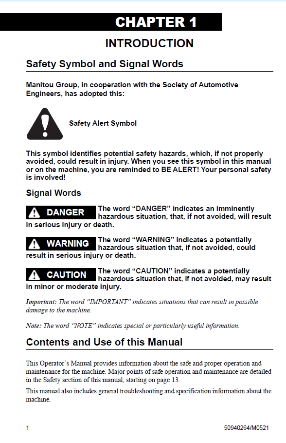Download Mustang Skid-Steer 1350R 1500R 1650R Manual (PDF)