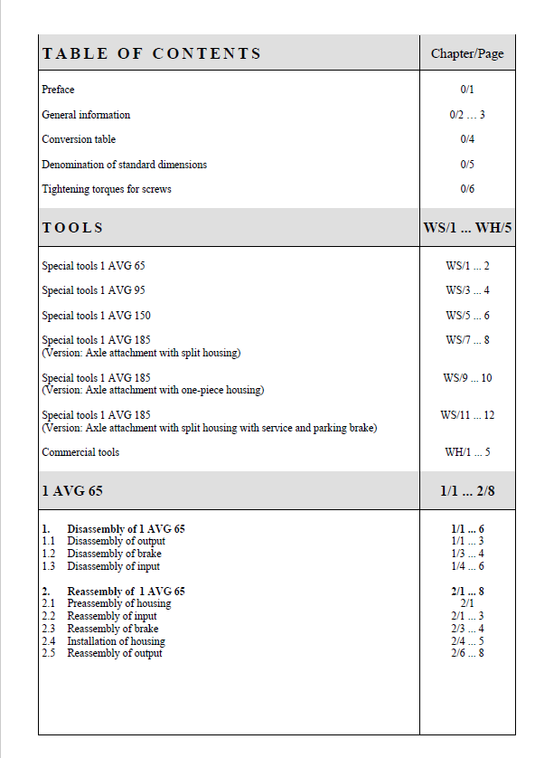 Download Mustang ZF 1 AVG 65-185 Transfer Box Workshop Manual PDF