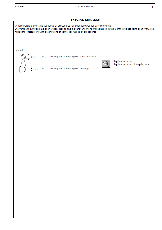 Download New Holland 445/M2 445T/M2 668T/M2 Engine Manual 6-80940NA PDF