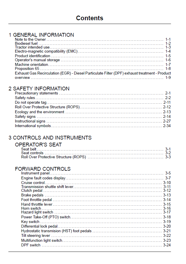 Download New Holland Boomer 33 Boomer 37 Tractor Manual - 47578239 PDF