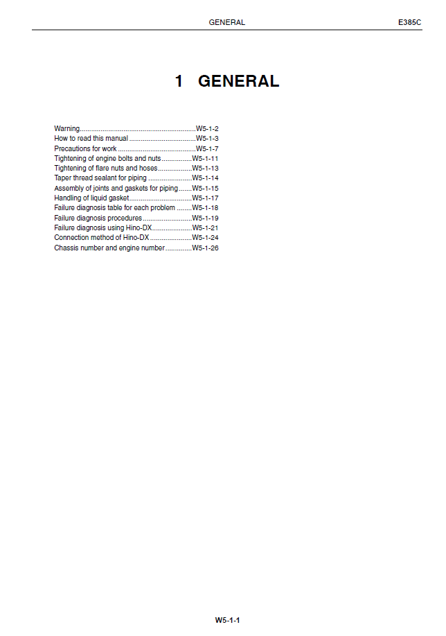 Download New Holland E385C Hino Engine Service Manual Supplement 47391168A PDF