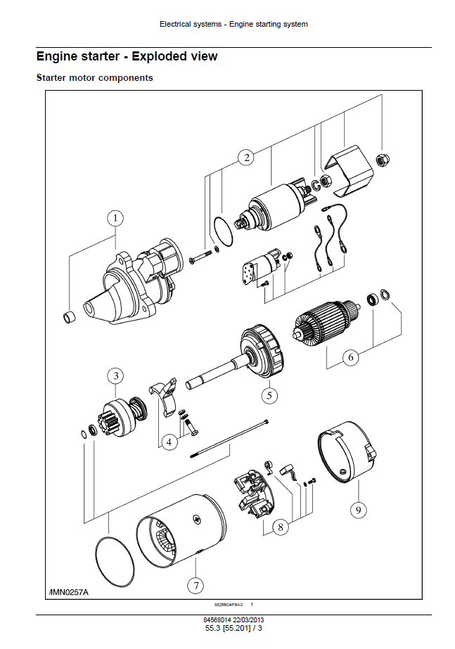 Download New Holland T5.95 T5.105 T5.115 Maintenance Manual 47505945 PDF