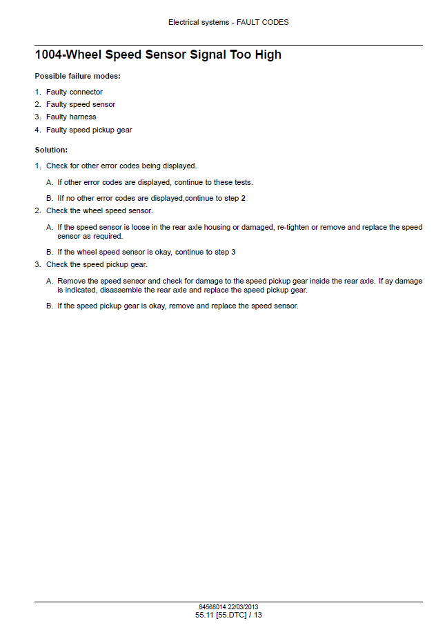 Download New Holland T5.95 T5.105 T5.115 Maintenance Manual 47505946 PDF