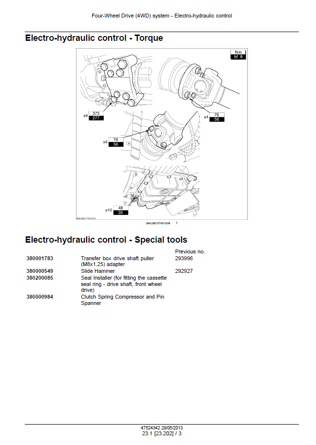 Download New Holland T7 Series Tractor Maintenance Manual 47567517 PDF