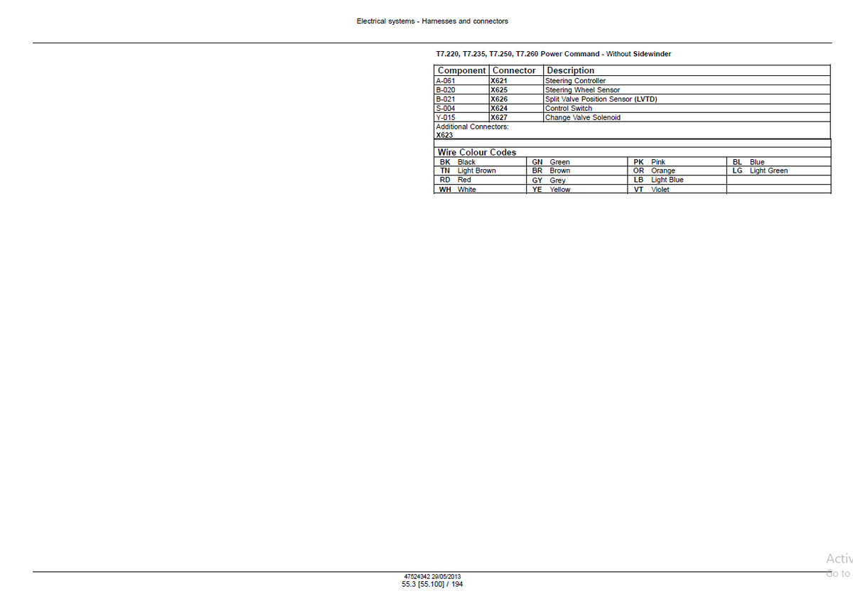 Download New Holland T7 Series Tractor Maintenance Manual 47567522 PDF