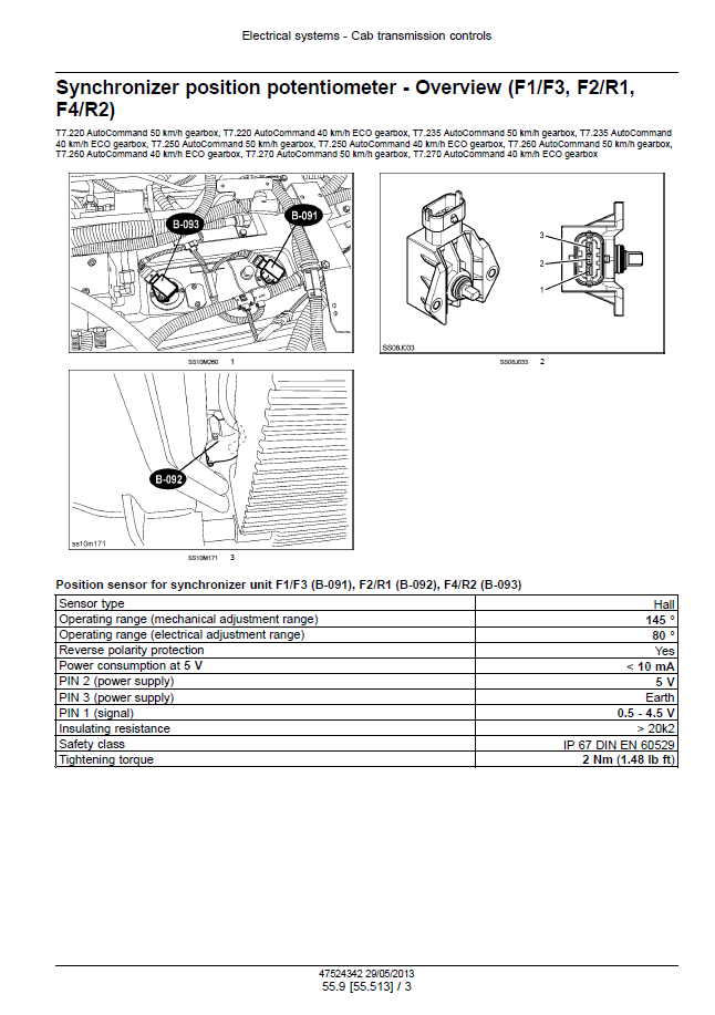 Download New Holland T7 Series Tractor Maintenance Manual 47567526 PDF