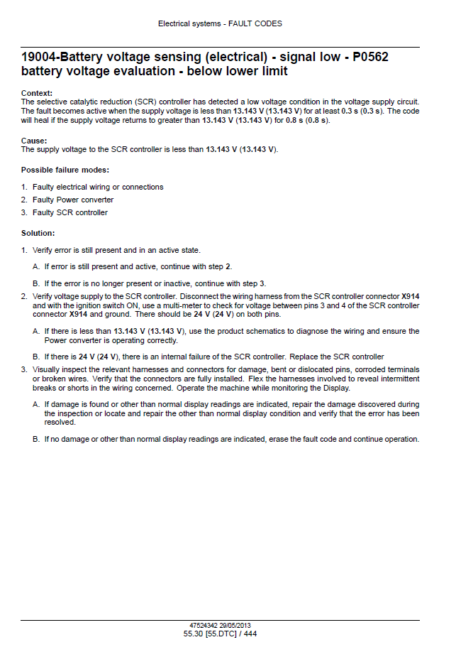 Download New Holland T7 Series Tractor Maintenance Manual 47567529 PDF