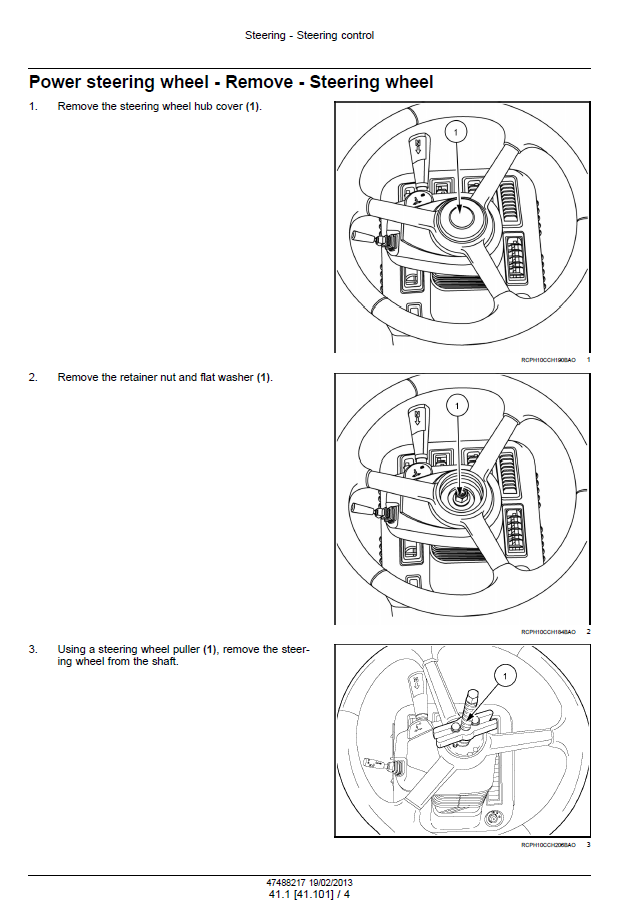 Download New Holland T9 Tier 4 Tractor Maintenance Manual 47512827 PDF