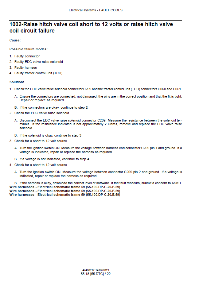 Download New Holland T9 Tier 4 Tractor Maintenance Manual 47512829 PDF