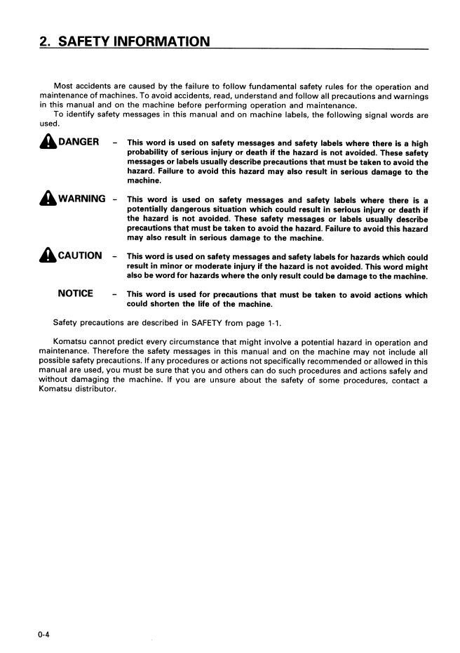 Download SEAM032602T: Komatsu PC750 and PC800 Hydraulic Excavator Maintenance Manual