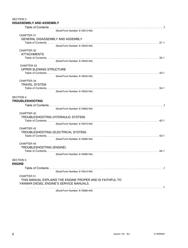 EH27.B New Holland Hydraulic Excavator Repair Shop Manual 6-78080NA