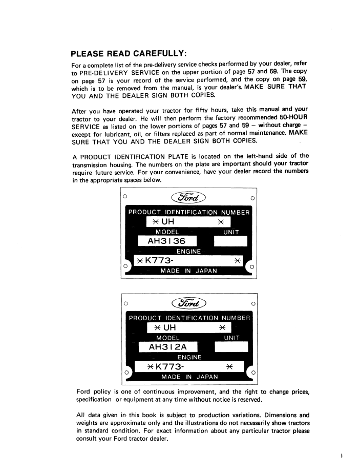 Ford 1510 Tractor Operator Manual 42151010 PDF Download