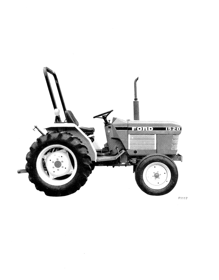 Ford 1520 Tractor Operator Manual 42152010 PDF Download