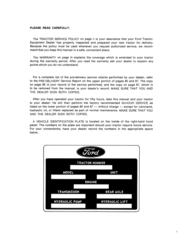 Ford 2000 3000 4000 5000 All Purpose Tractor Guide 42200042