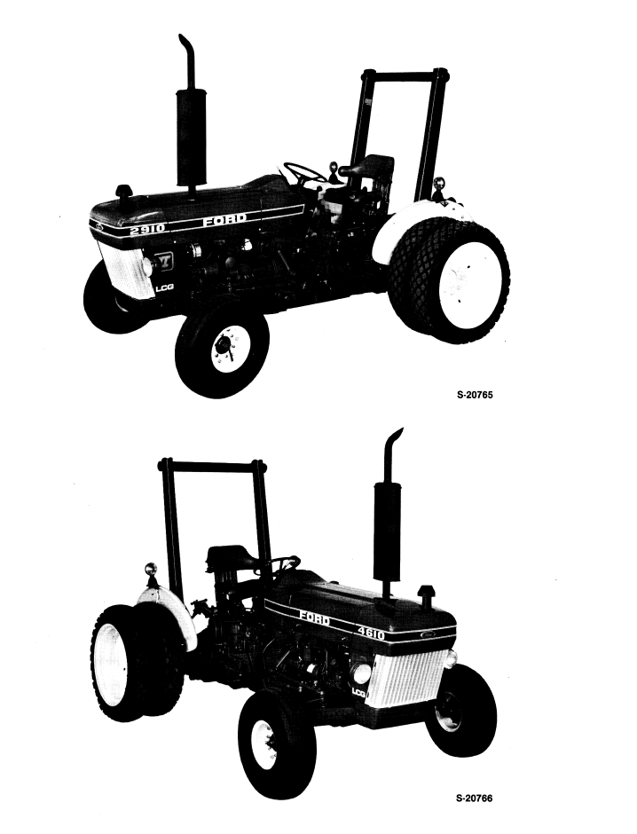 Ford 2910-4610 LCG Tractor Operator Manual 42291020 PDF