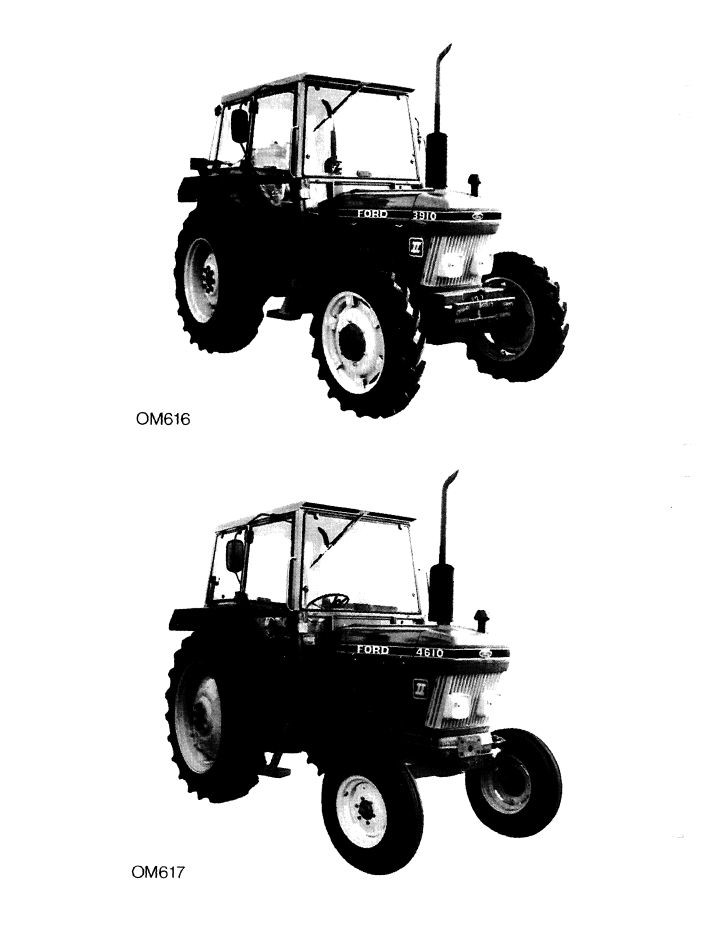 Ford 2910, 3910, 4110, 4610 II Tractor Manual 42291040 PDF